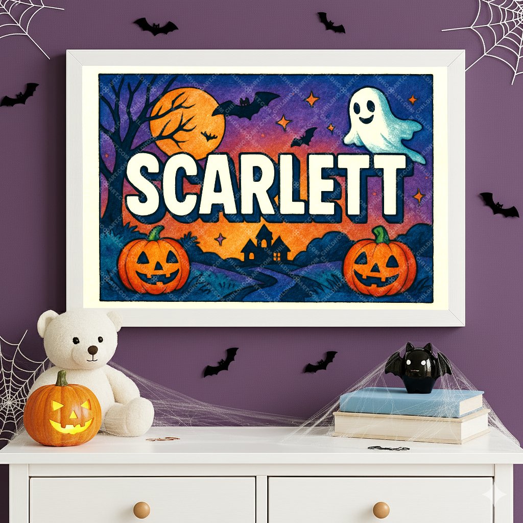 Personalized name art for Scarlett