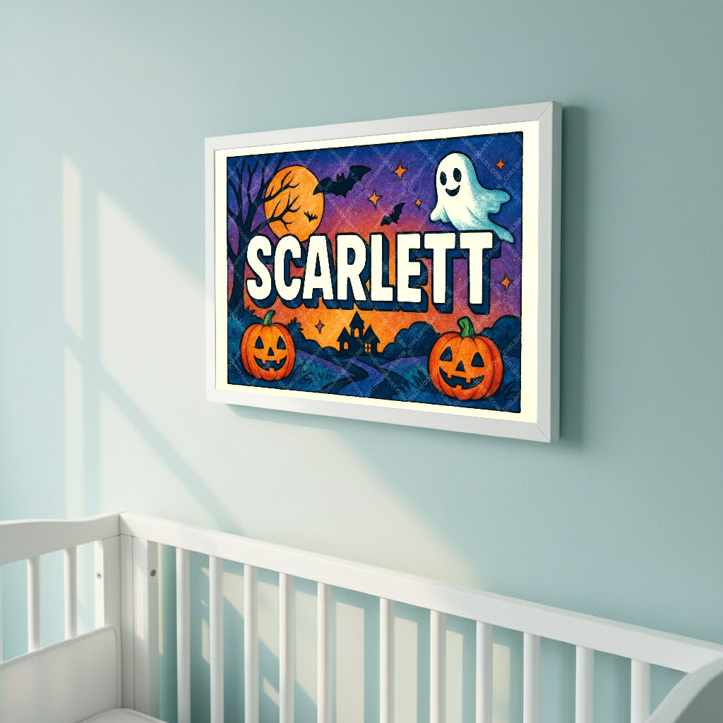Personalized name art for Scarlett