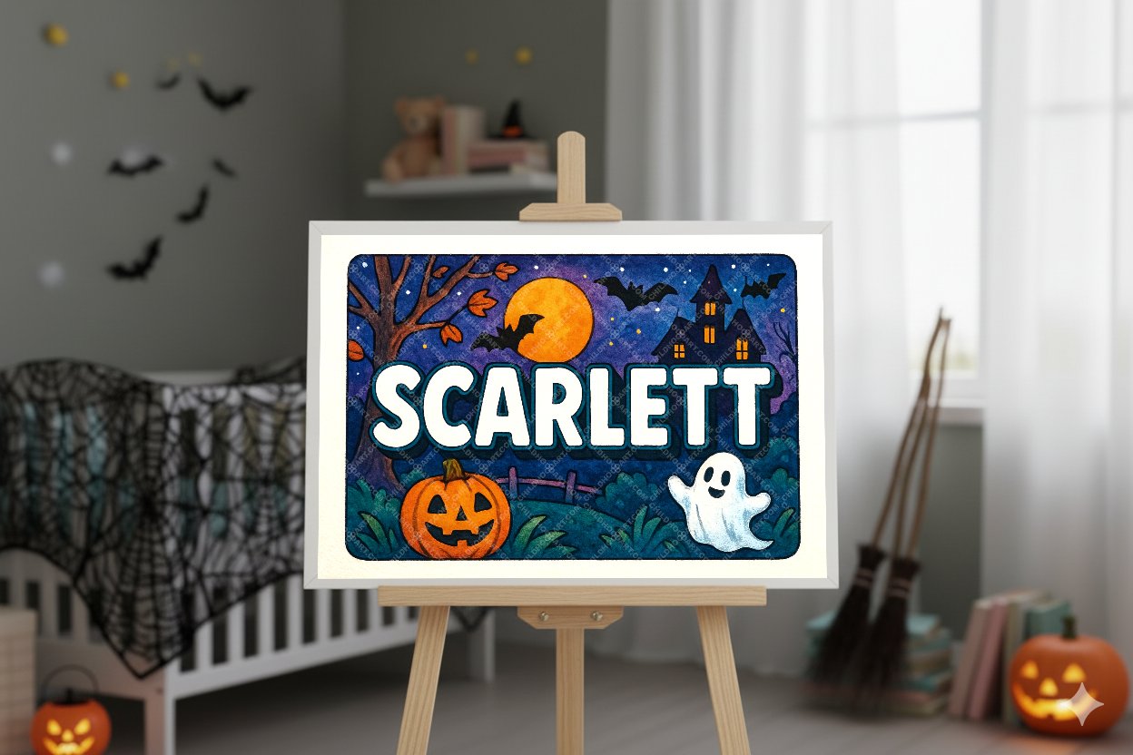 Personalized name art for Scarlett