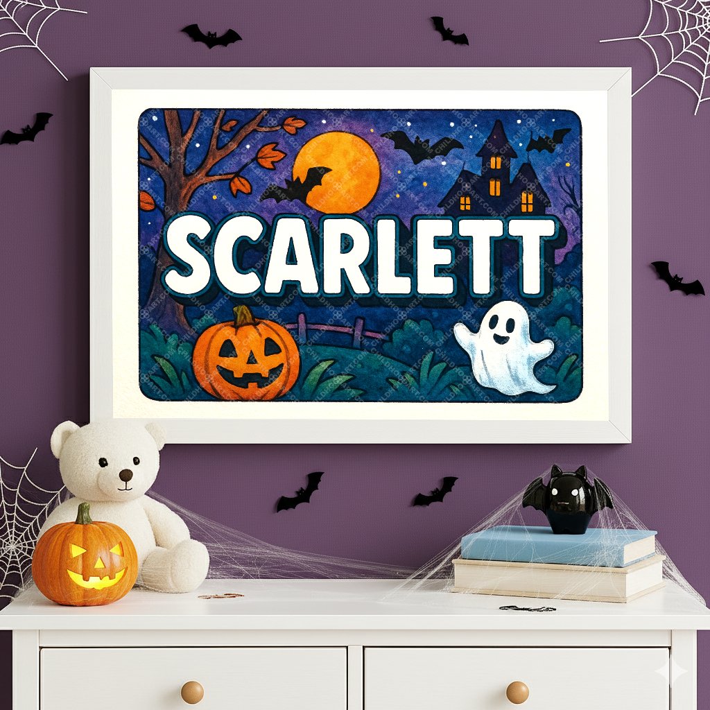 Personalized name art for Scarlett