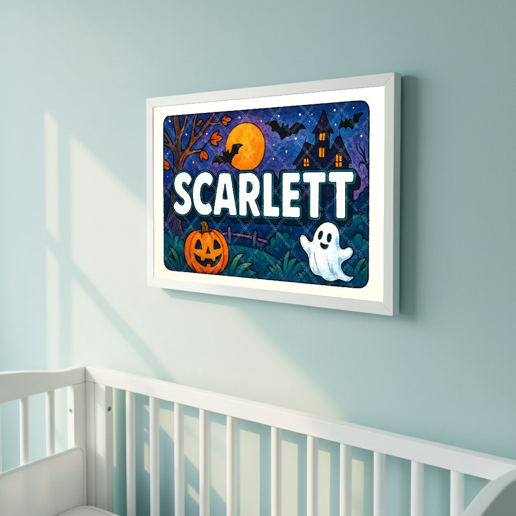 Personalized name art for Scarlett