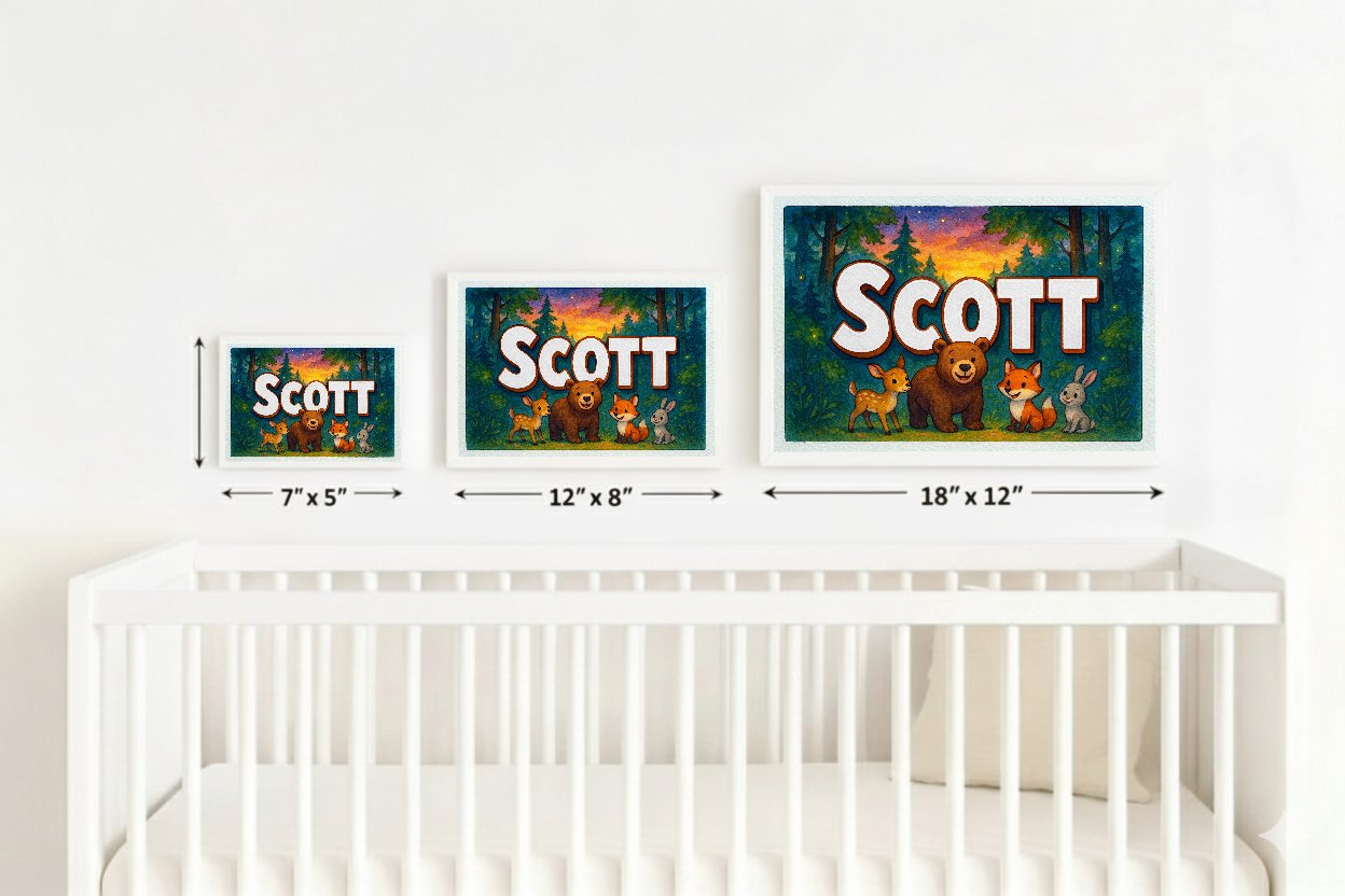 Personalized name art for Scott