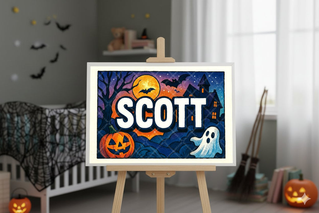 Personalized name art for Scott