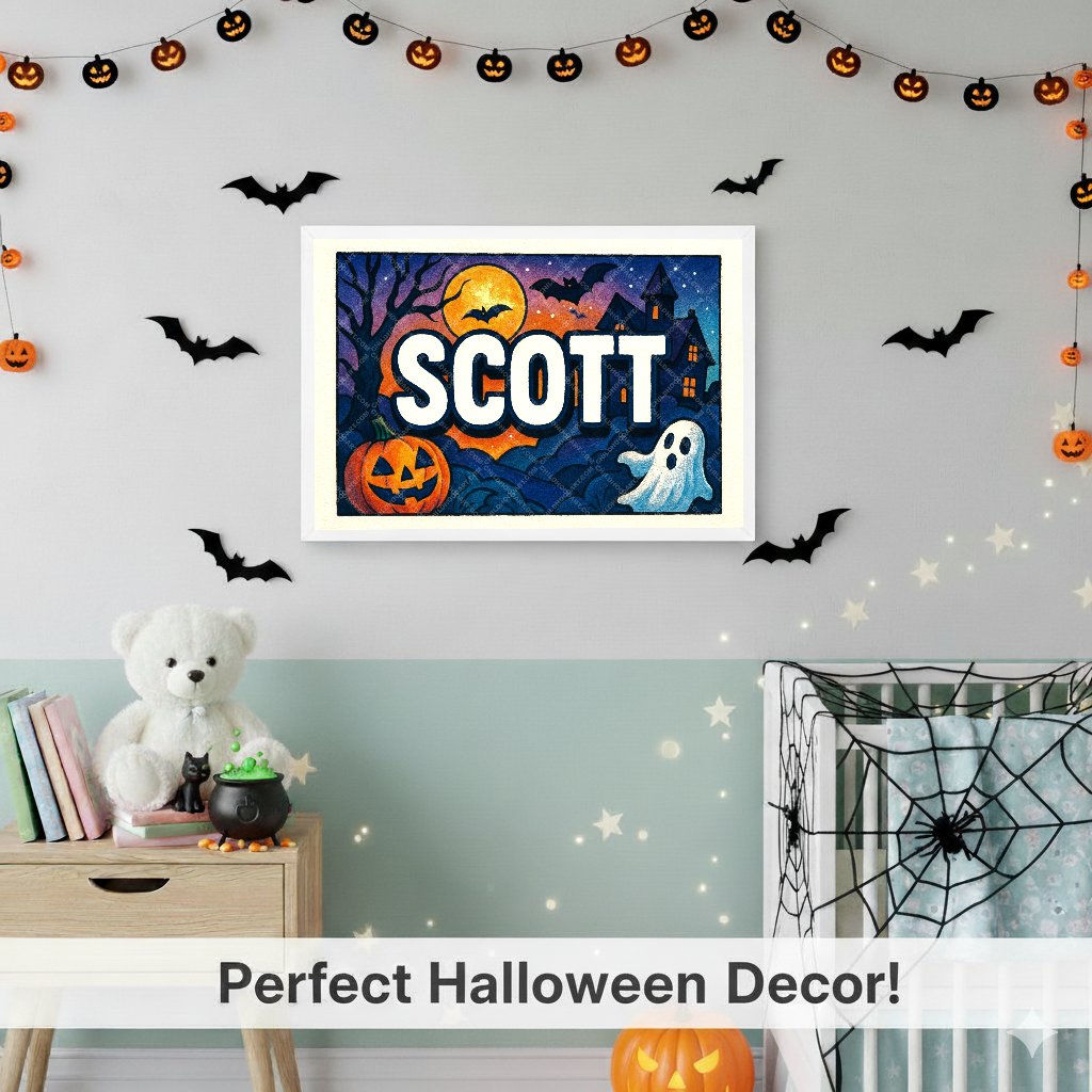 Personalized name art for Scott