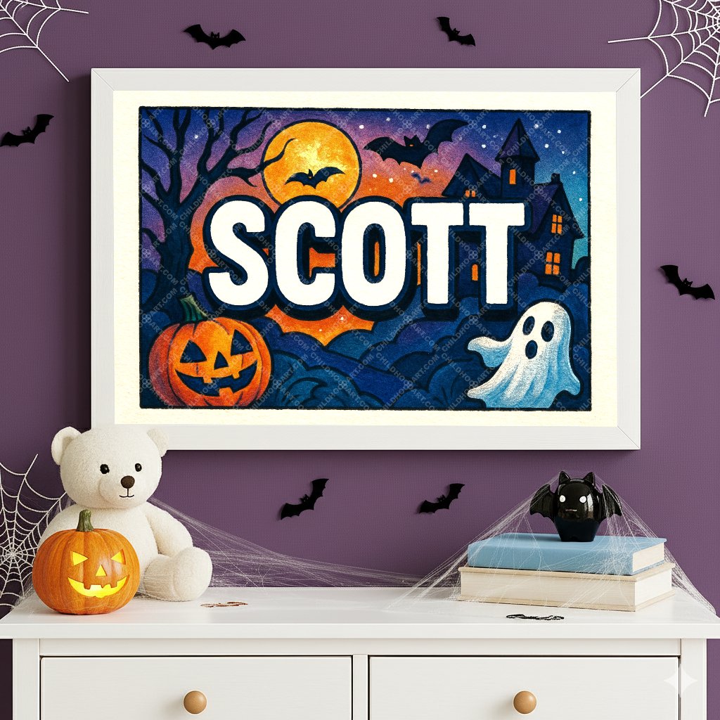 Personalized name art for Scott