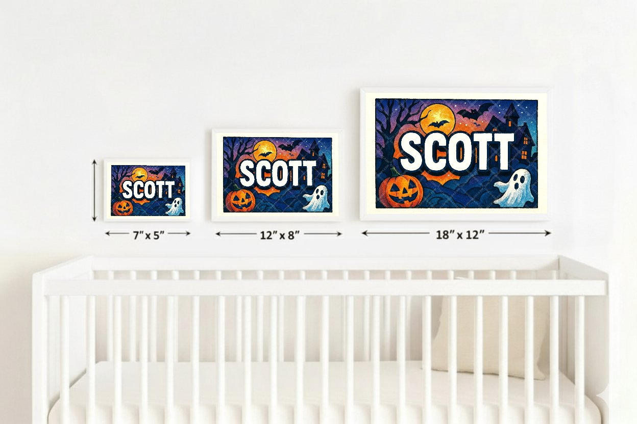 Personalized name art for Scott