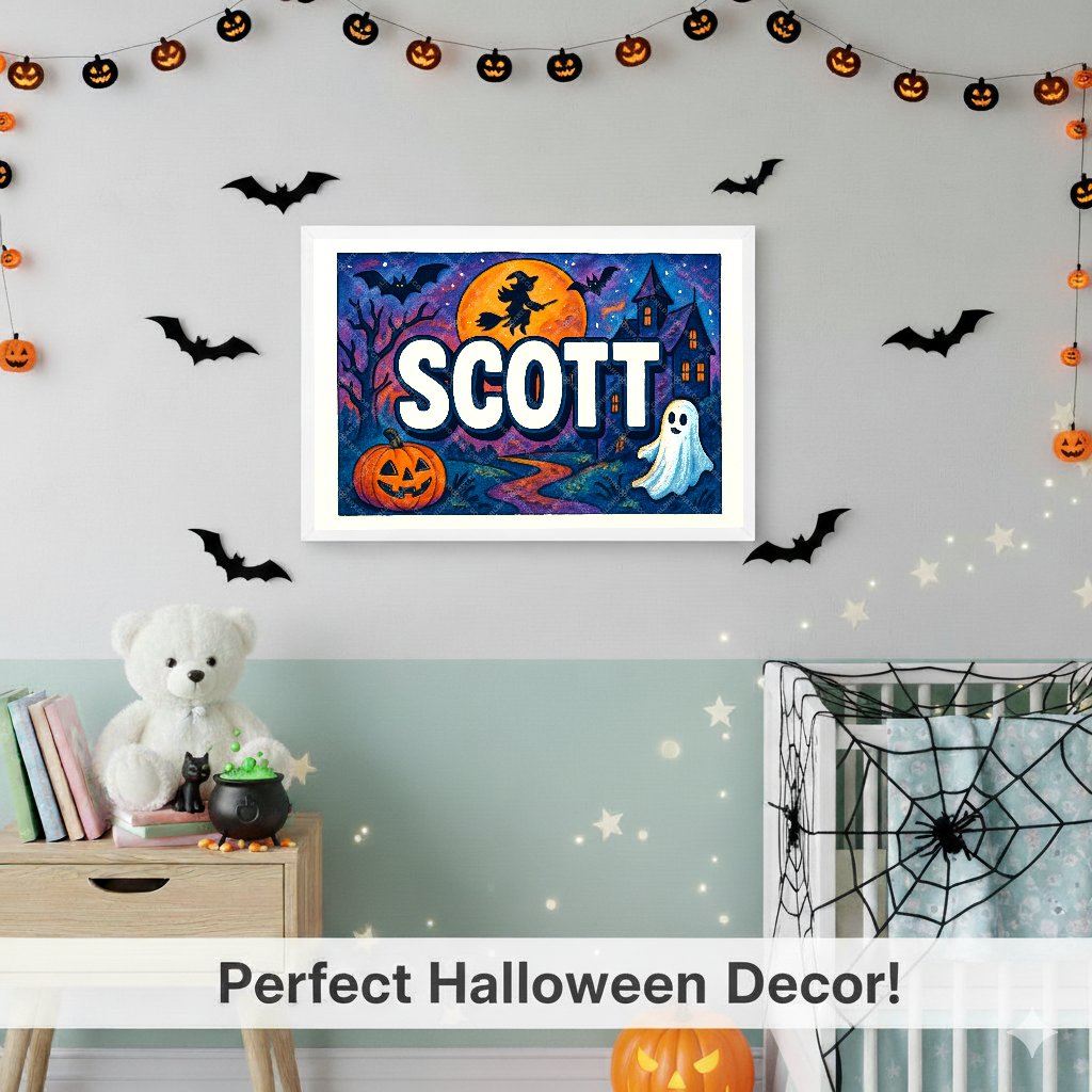 Personalized name art for Scott