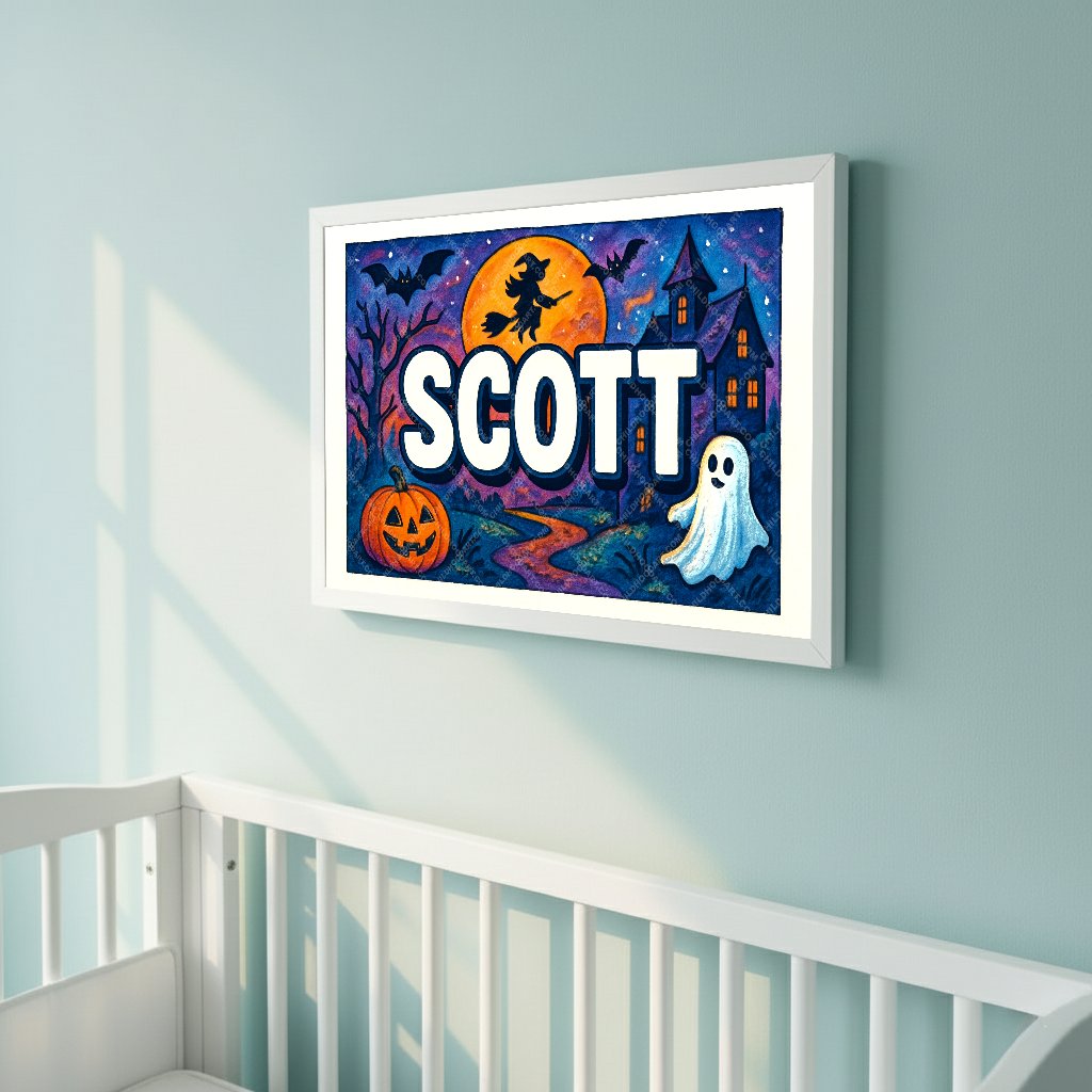 Personalized name art for Scott