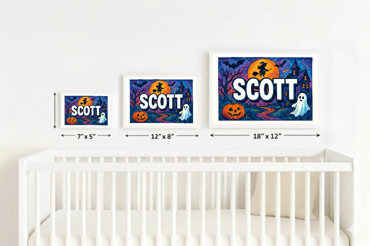 Personalized name art for Scott