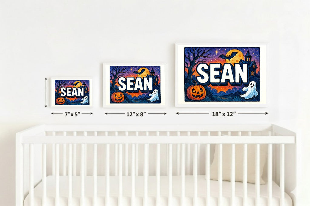Personalized name art for Sean