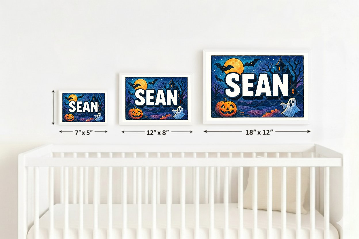 Personalized name art for Sean