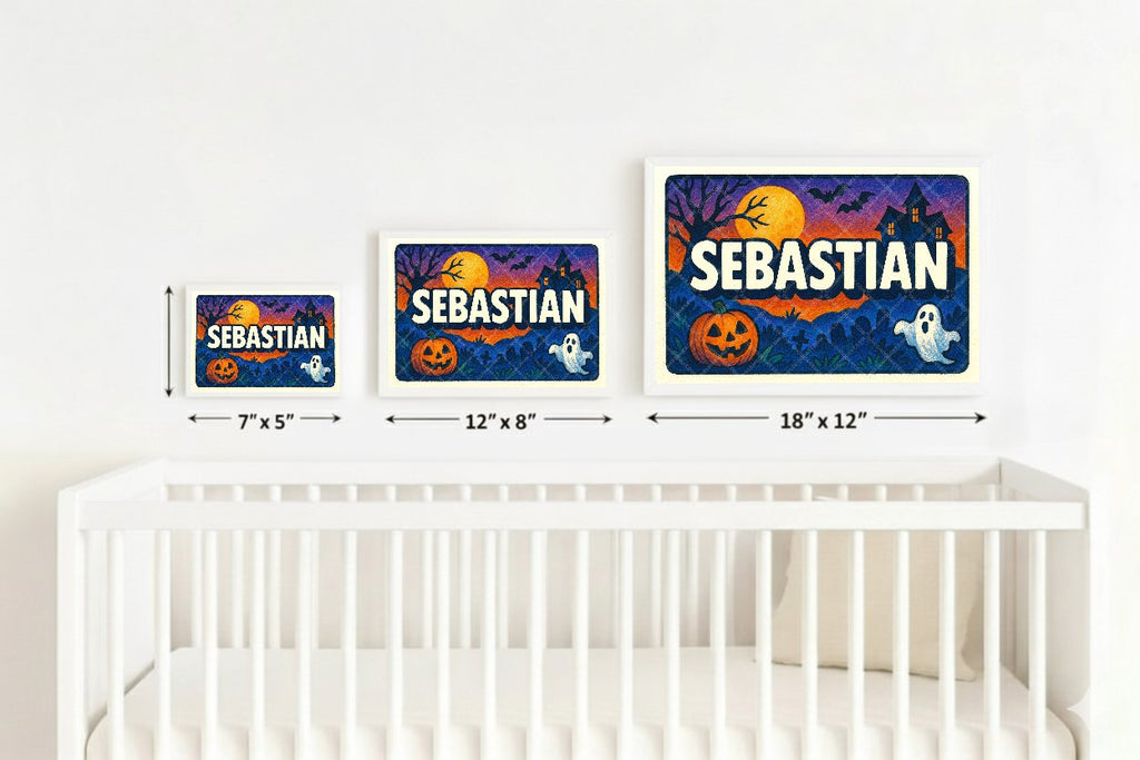Personalized name art for Sebastian