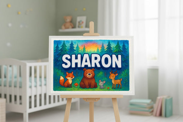 Sharon’s Personalized Forest Friends Art
