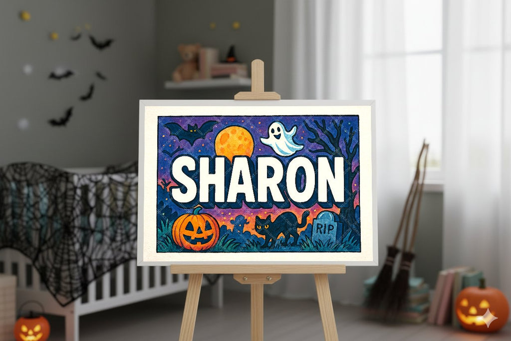 Personalized name art for Sharon