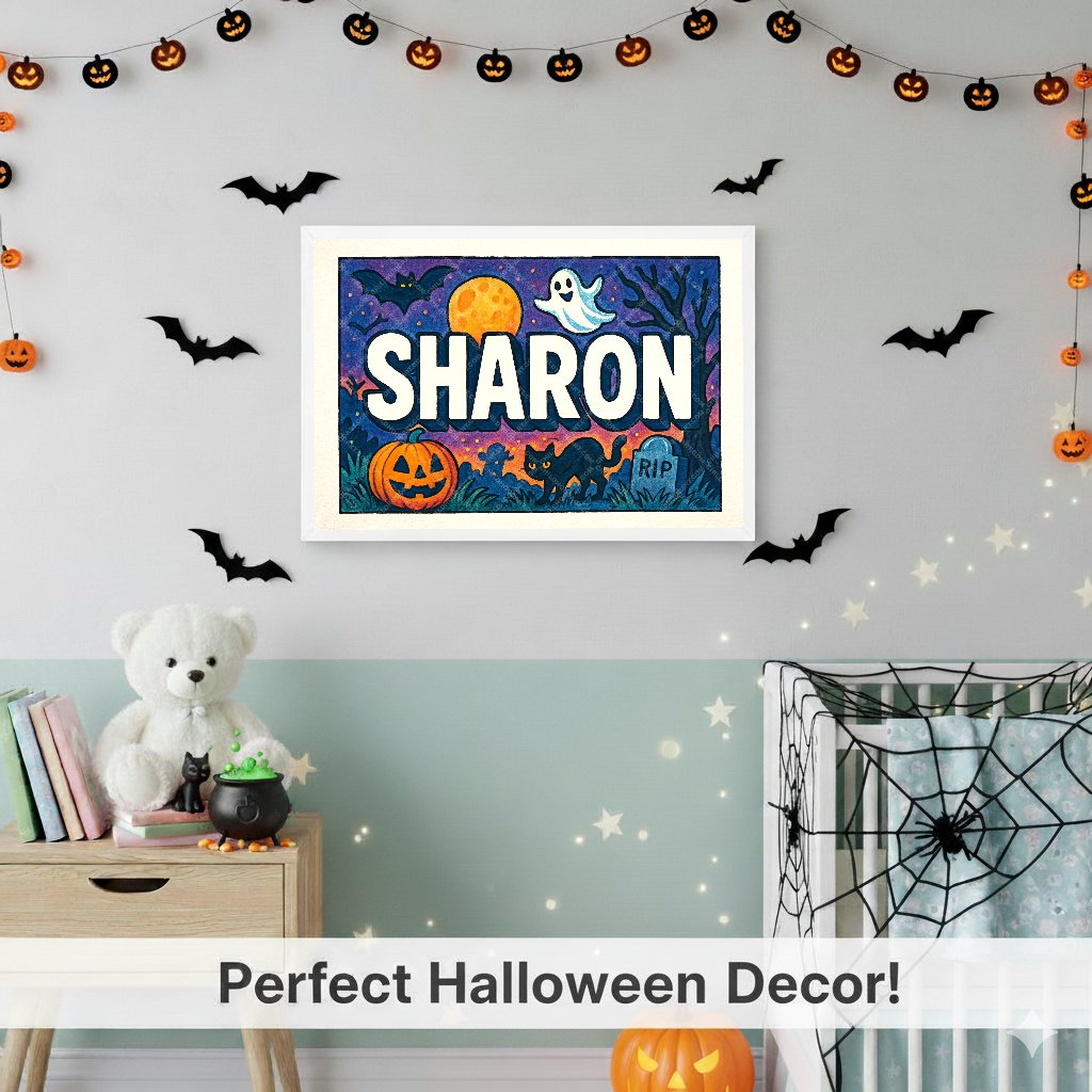 Personalized name art for Sharon