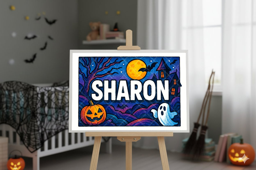 Personalized name art for Sharon