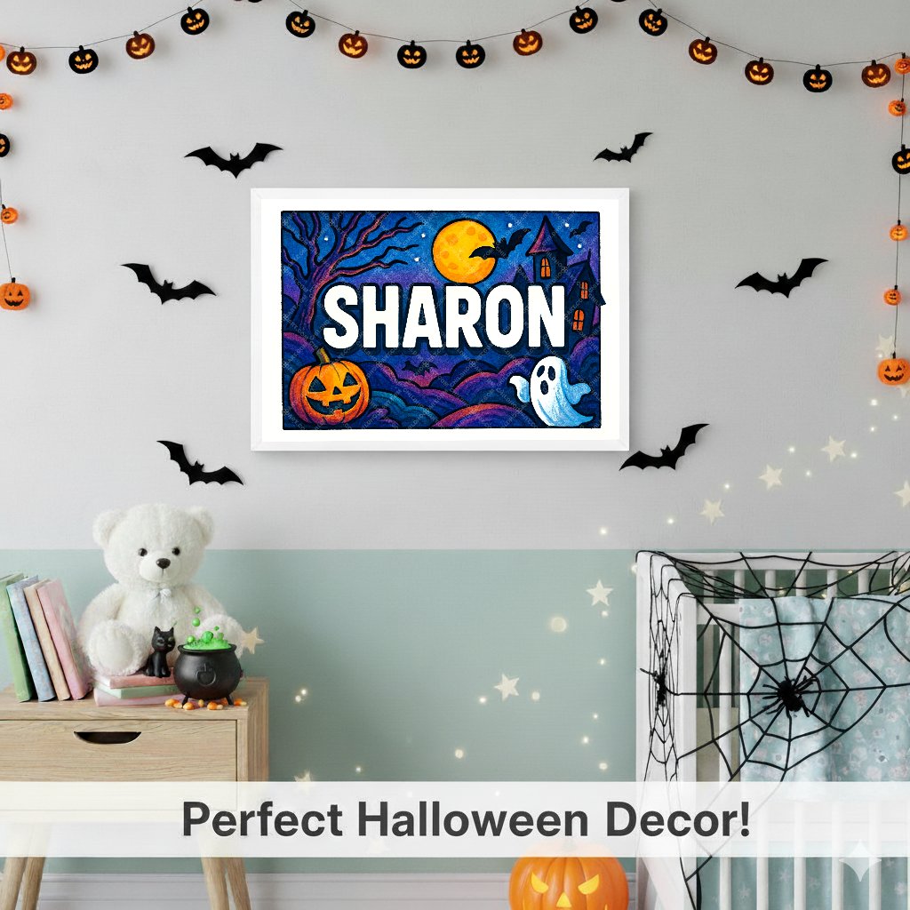 Personalized name art for Sharon