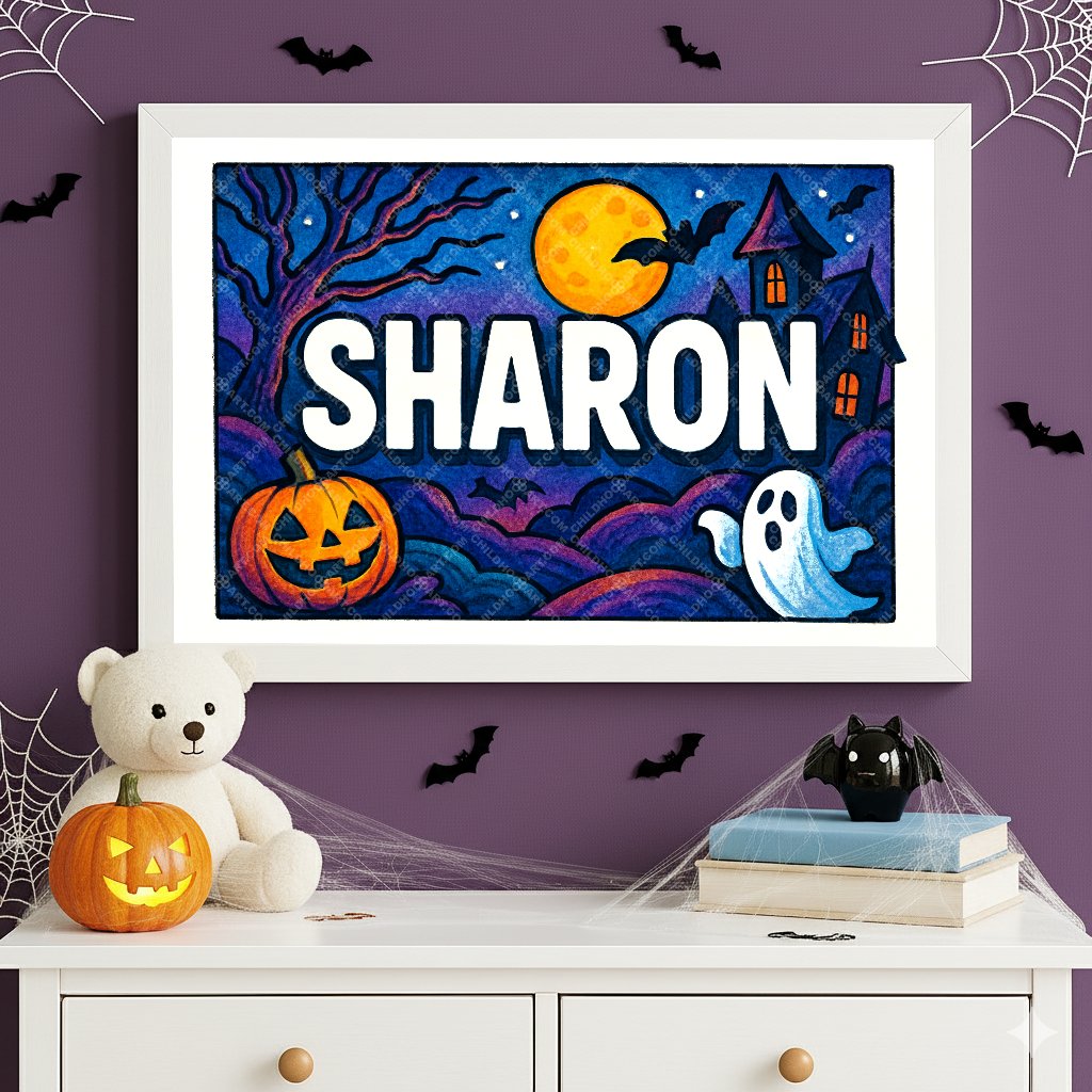 Personalized name art for Sharon
