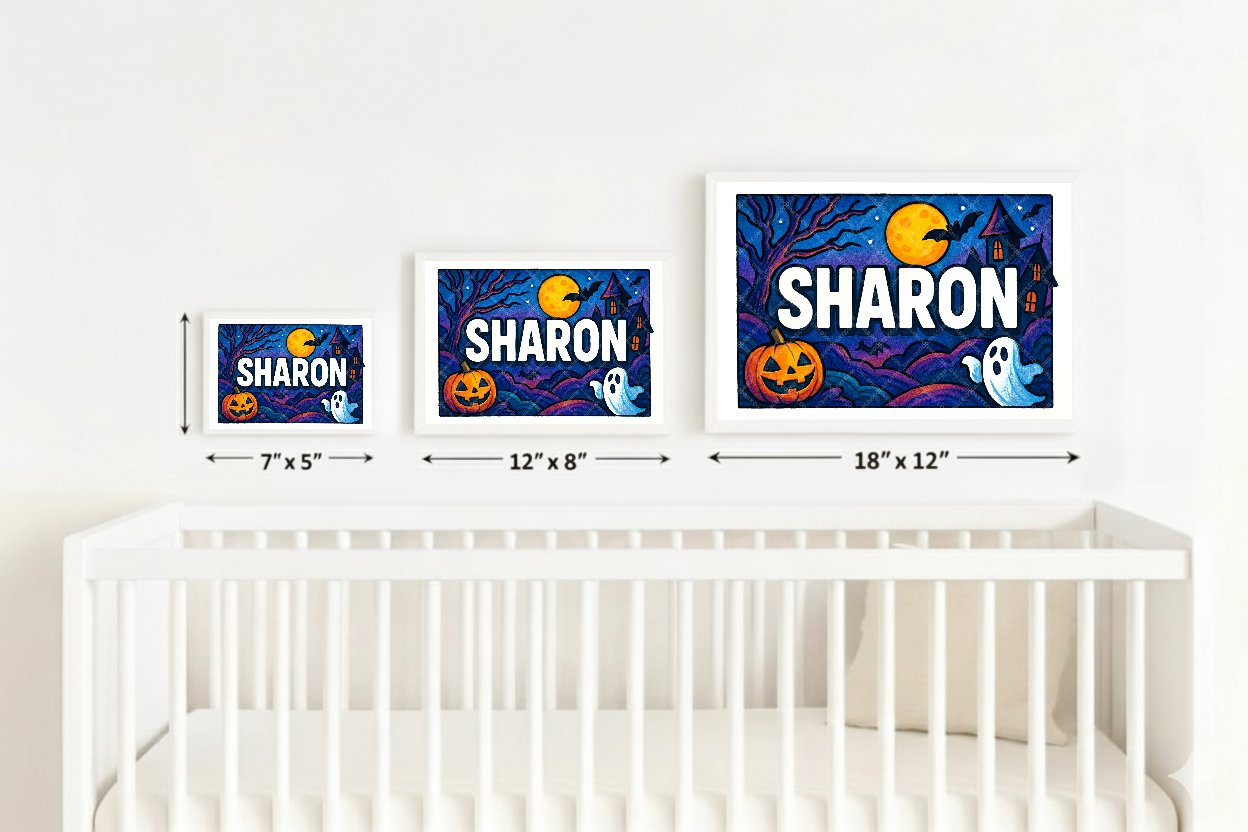 Personalized name art for Sharon