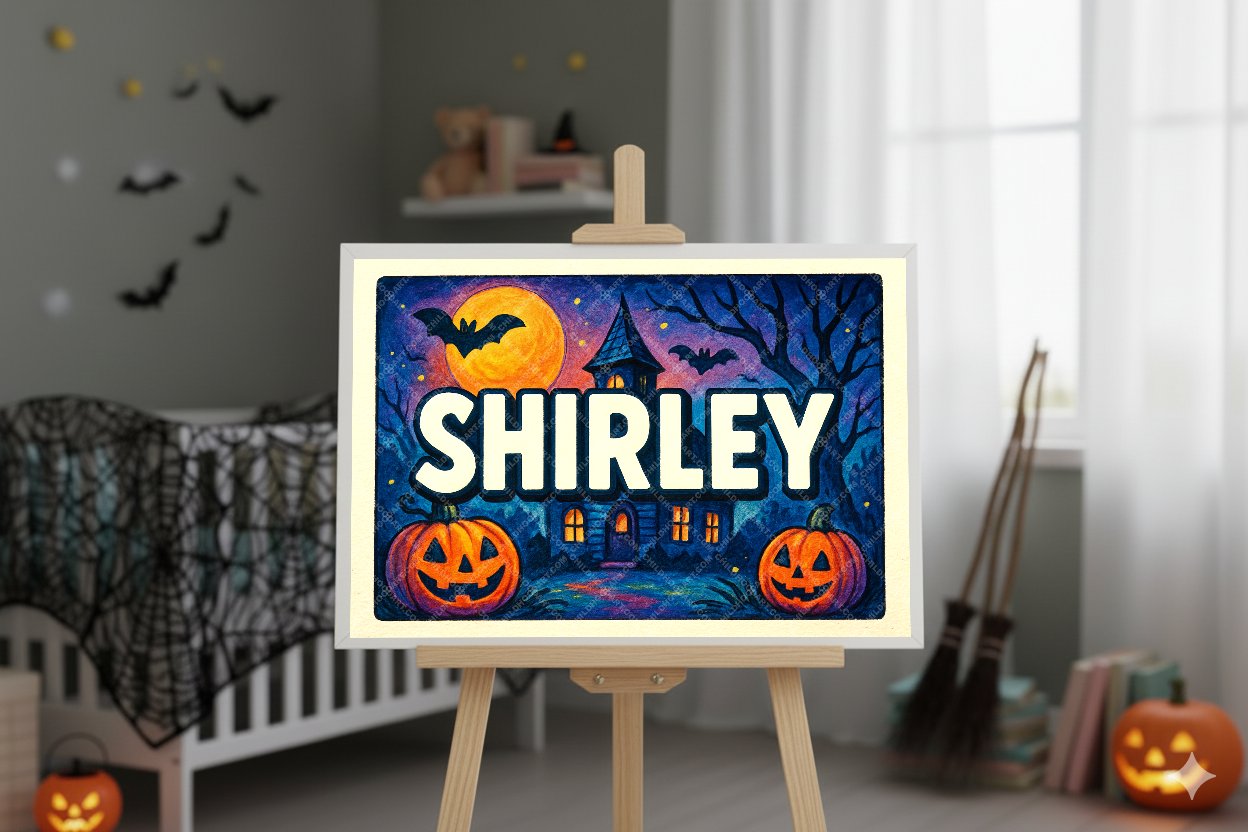 Personalized name art for Shirley
