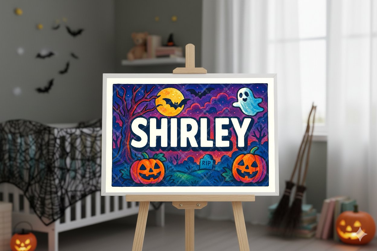 Personalized name art for Shirley