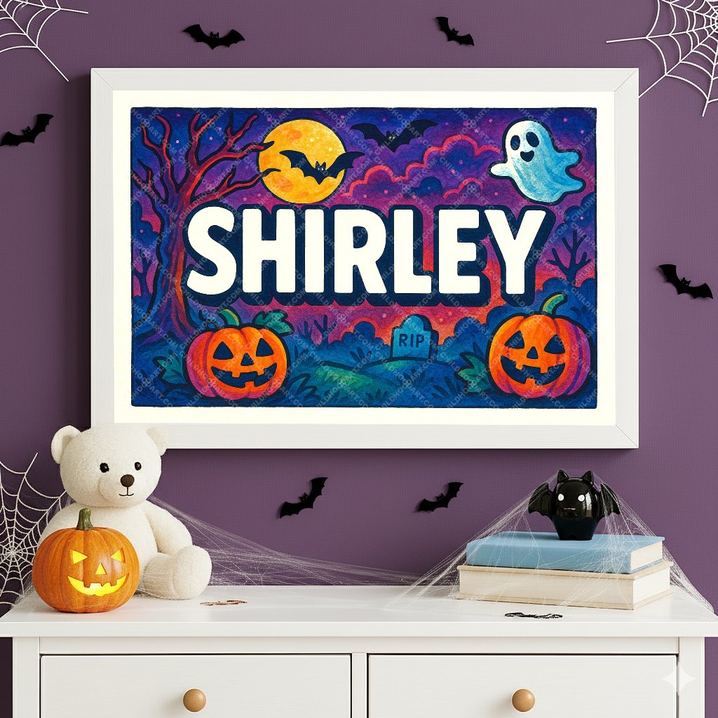 Personalized name art for Shirley