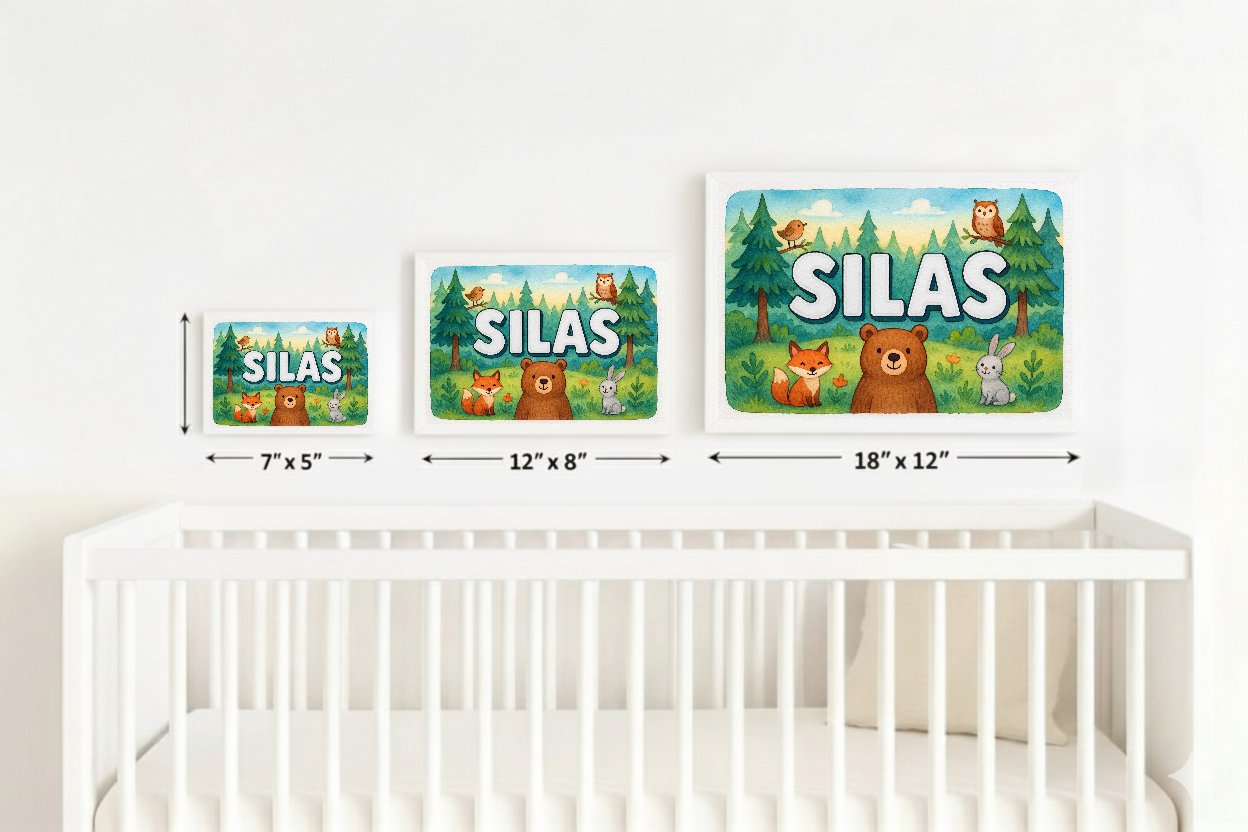 Personalized name art for Silas
