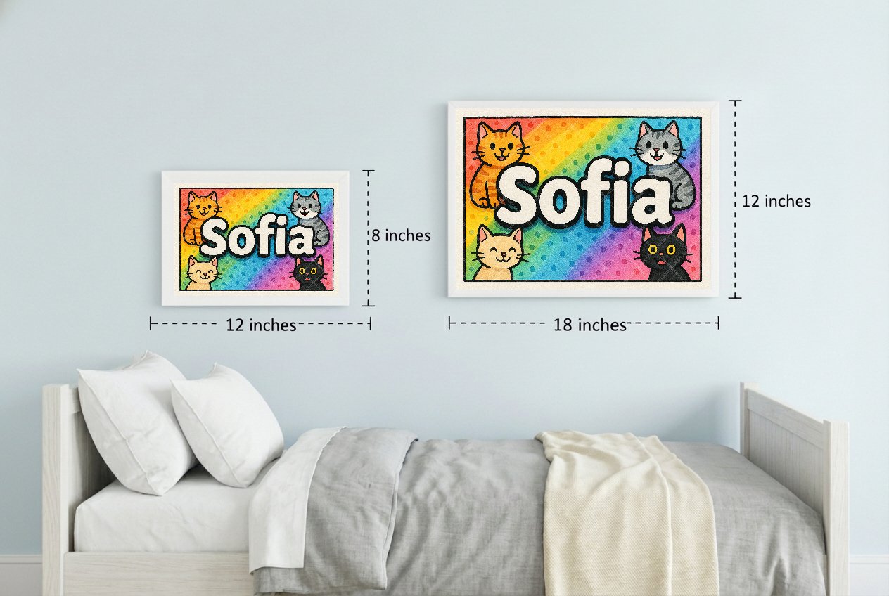Personalized name art for Sofia