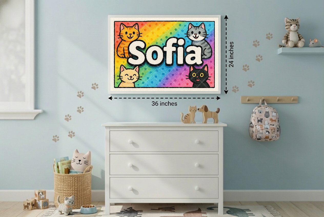 Personalized name art for Sofia