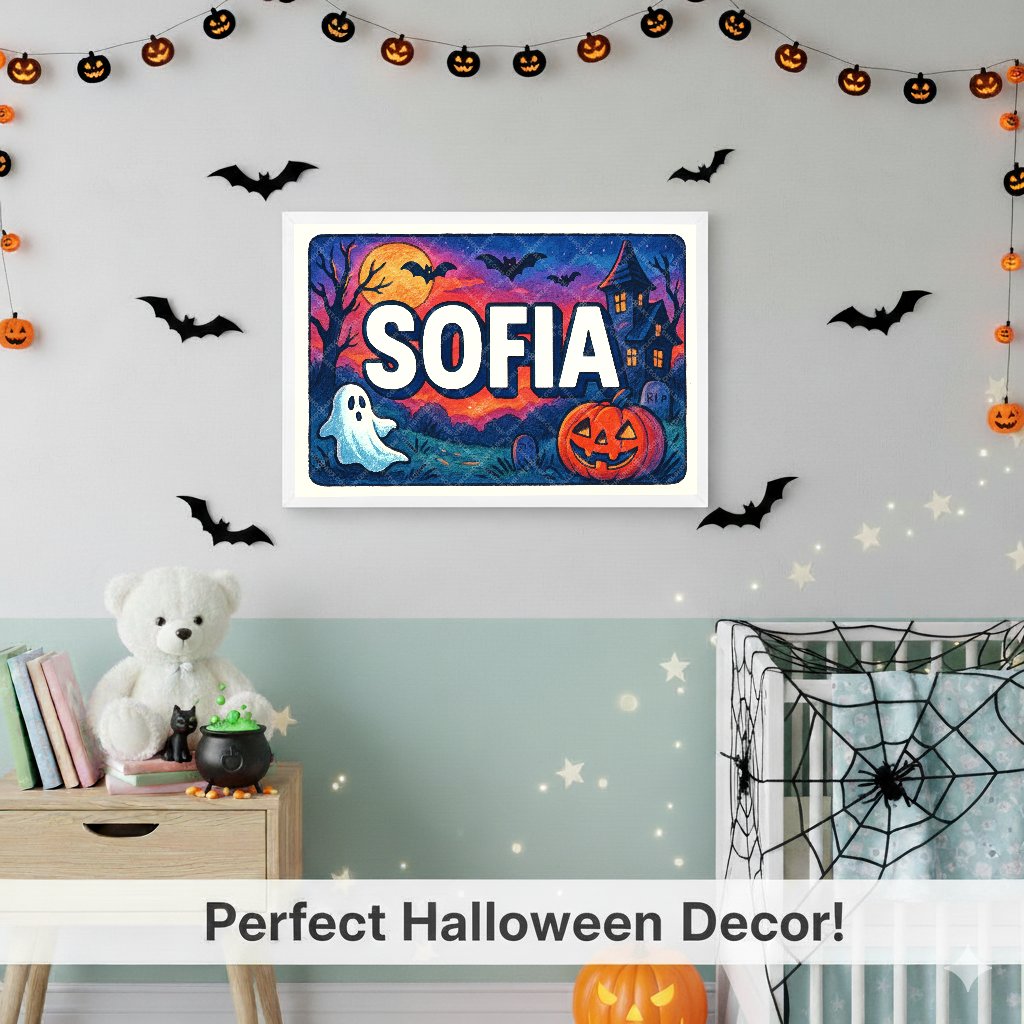 Personalized name art for Sofia