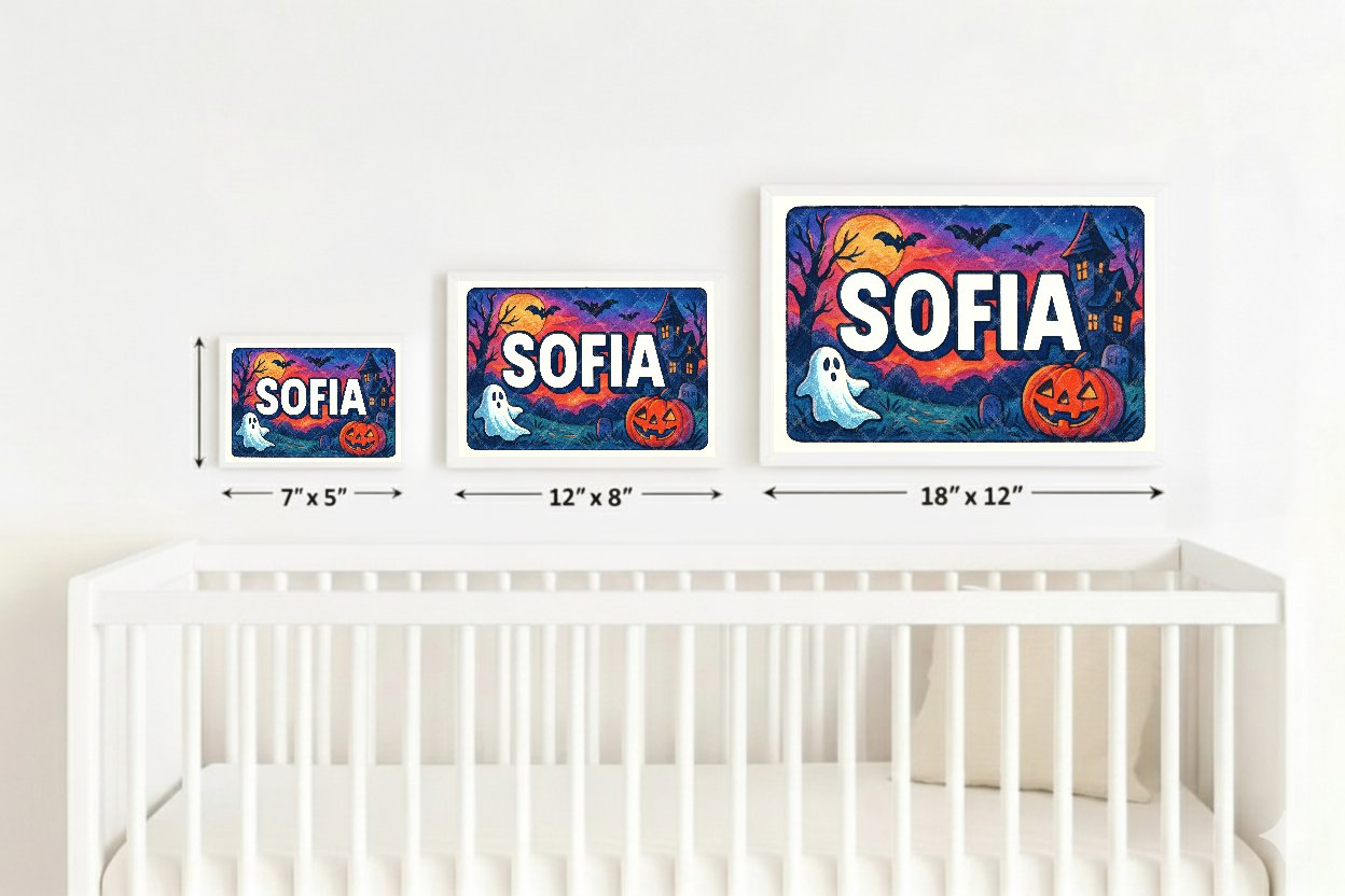 Personalized name art for Sofia