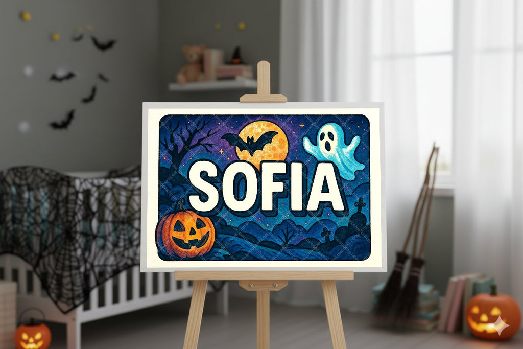 Personalized name art for Sofia