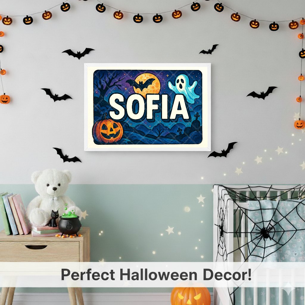 Personalized name art for Sofia