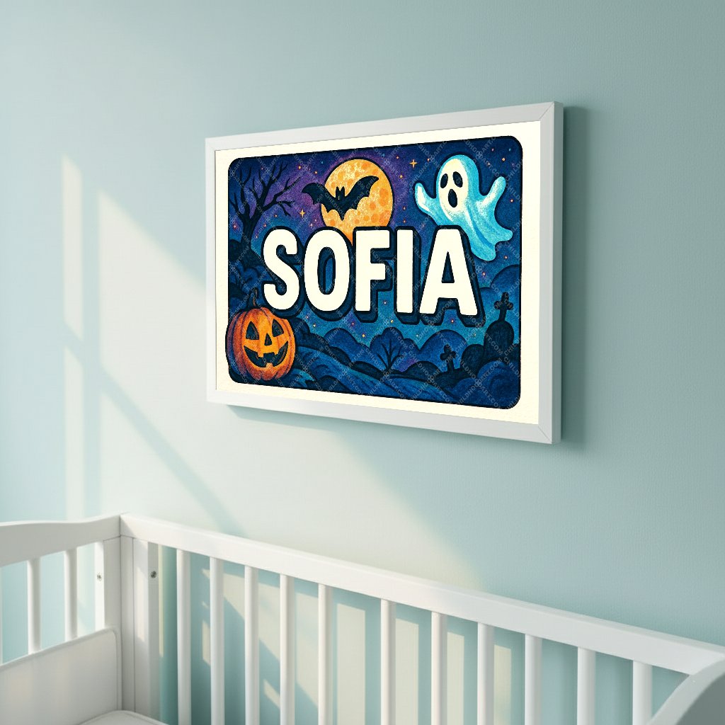 Personalized name art for Sofia