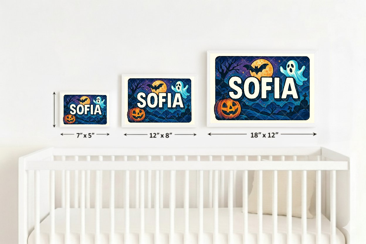 Personalized name art for Sofia