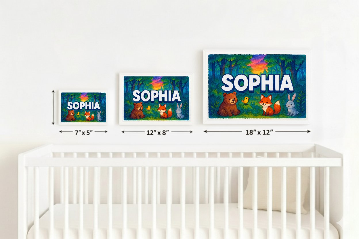 Personalized name art for Sophia
