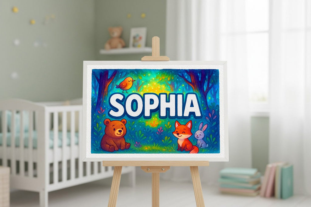 Personalized name art for Sophia