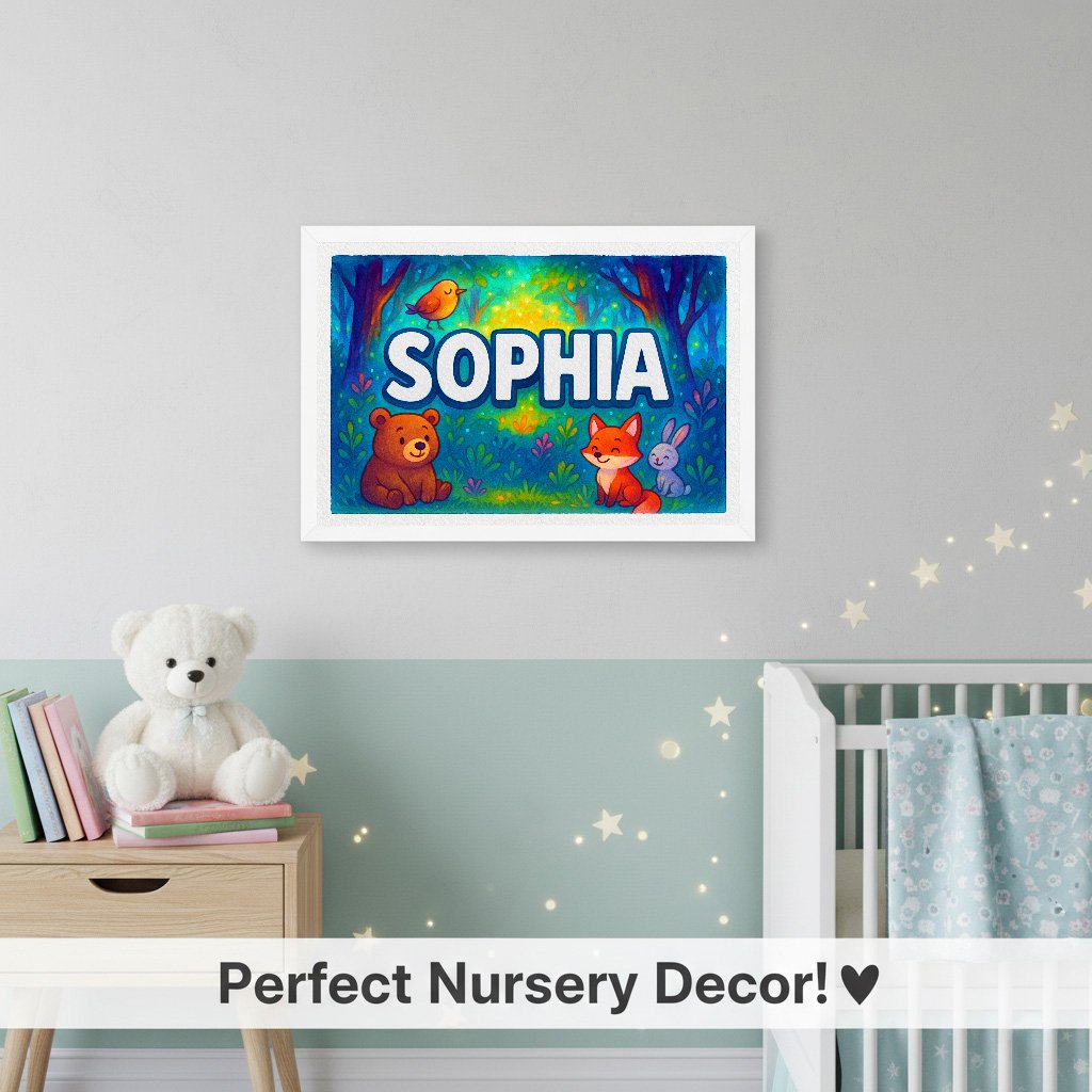 Personalized name art for Sophia