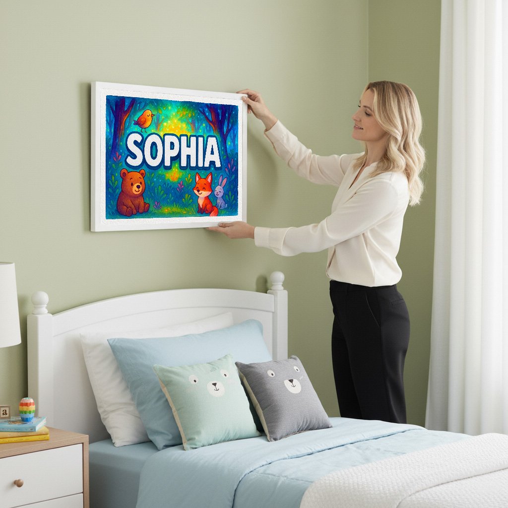Personalized name art for Sophia