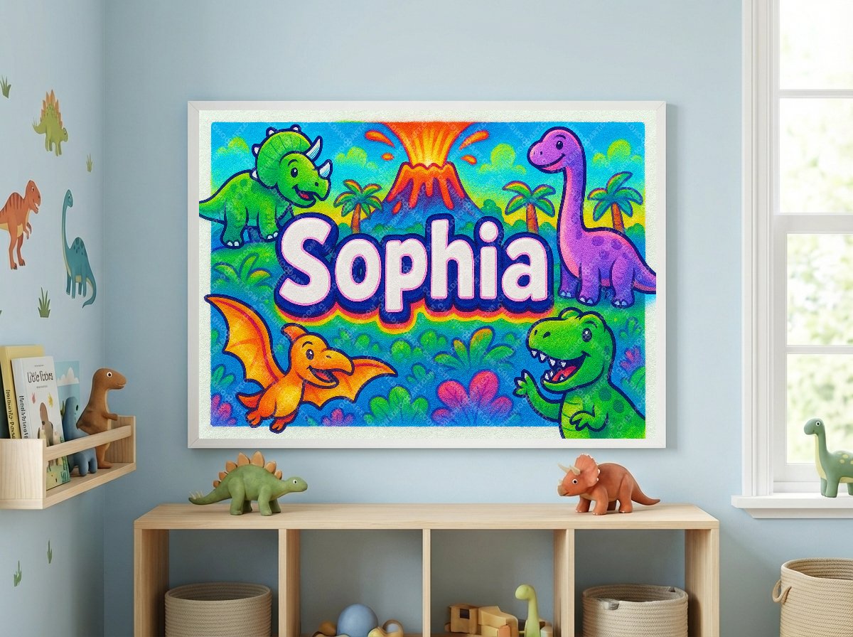 Personalized name art for Sophia