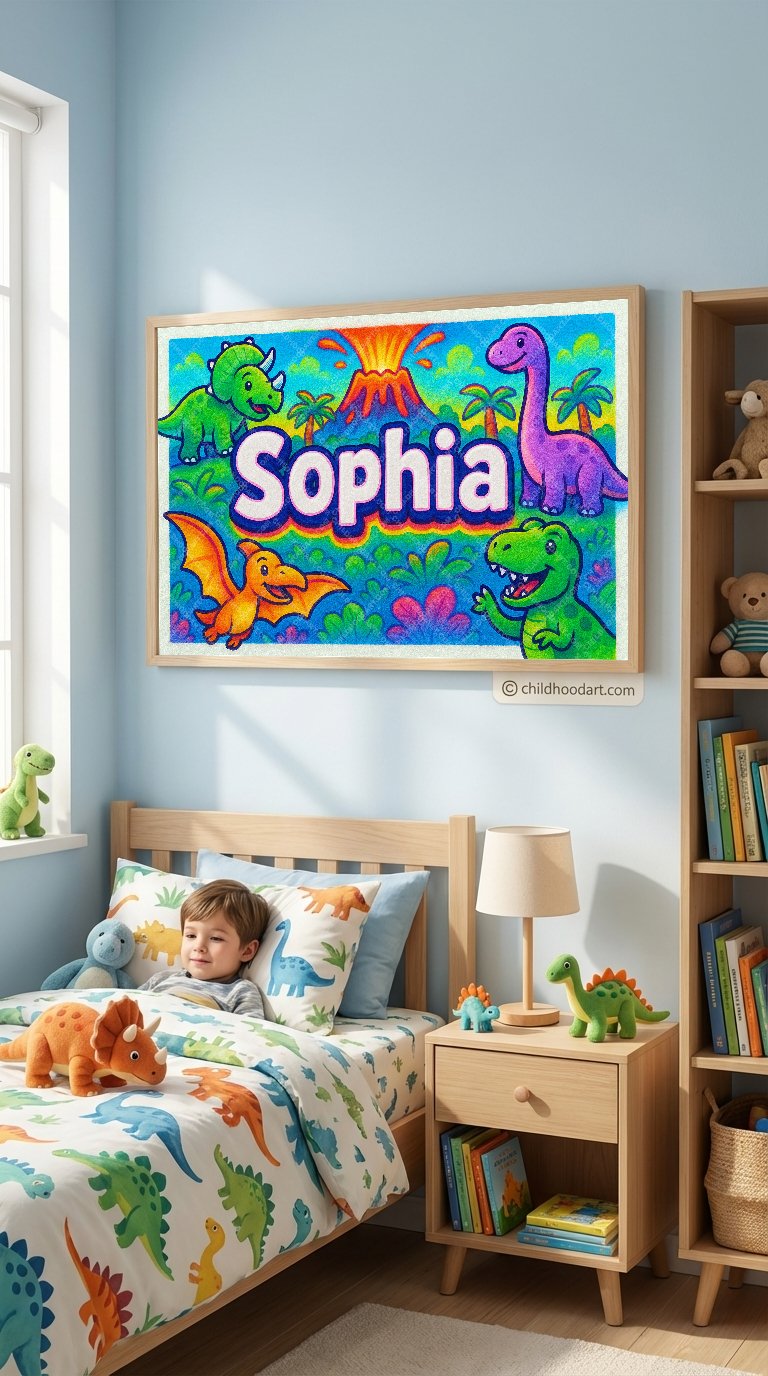 Personalized name art for Sophia