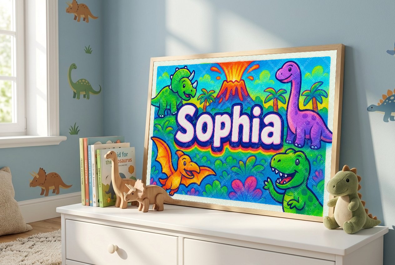 Personalized name art for Sophia