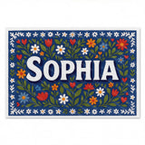 Calm personalized name art for Sophia