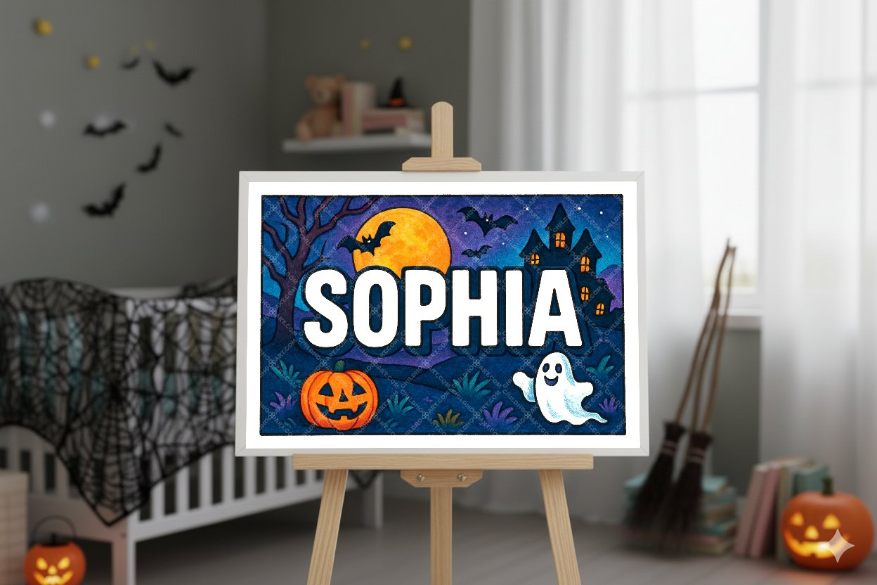 Personalized name art for Sophia