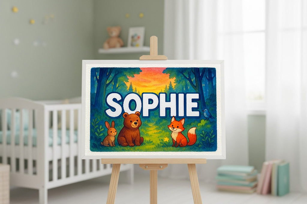 Personalized name art for Sophie