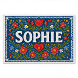 Calm personalized name art for Sophie
