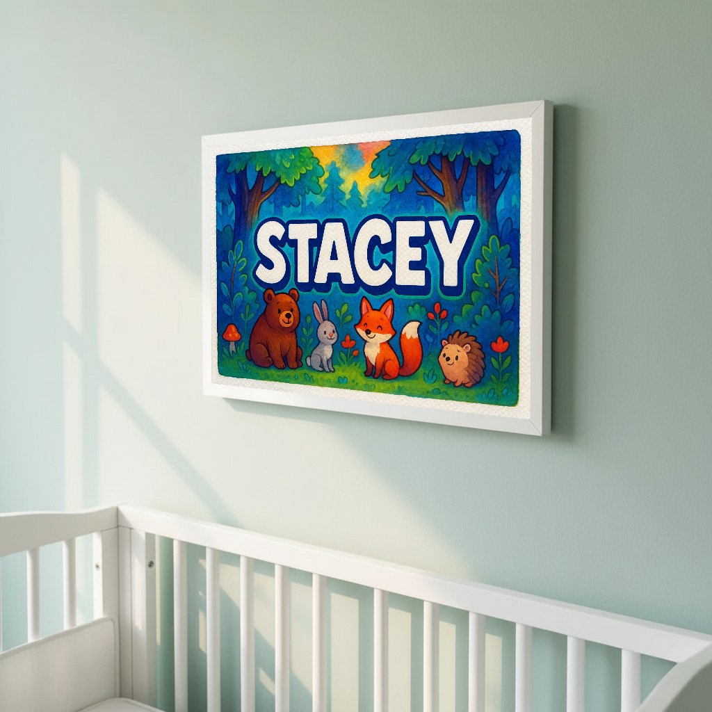 Personalized name art for Stacey