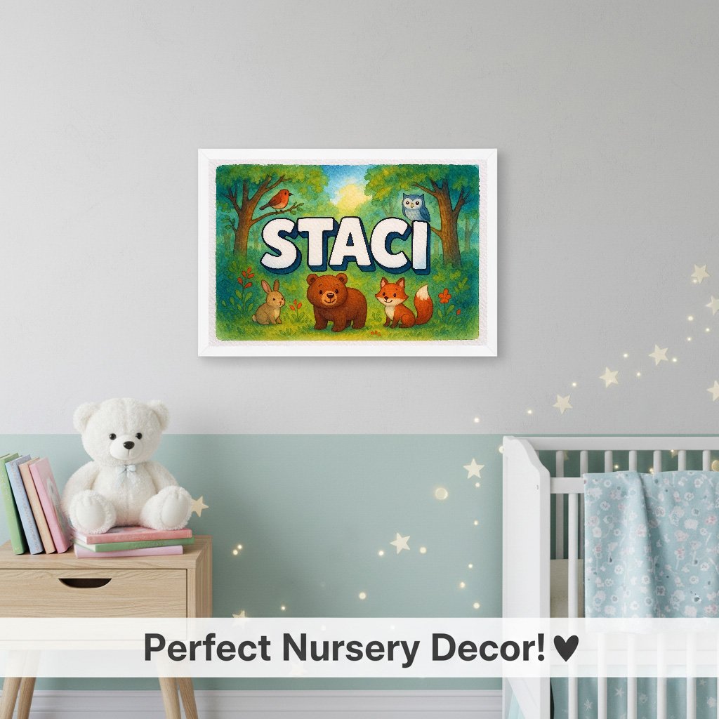 Personalized name art for Staci
