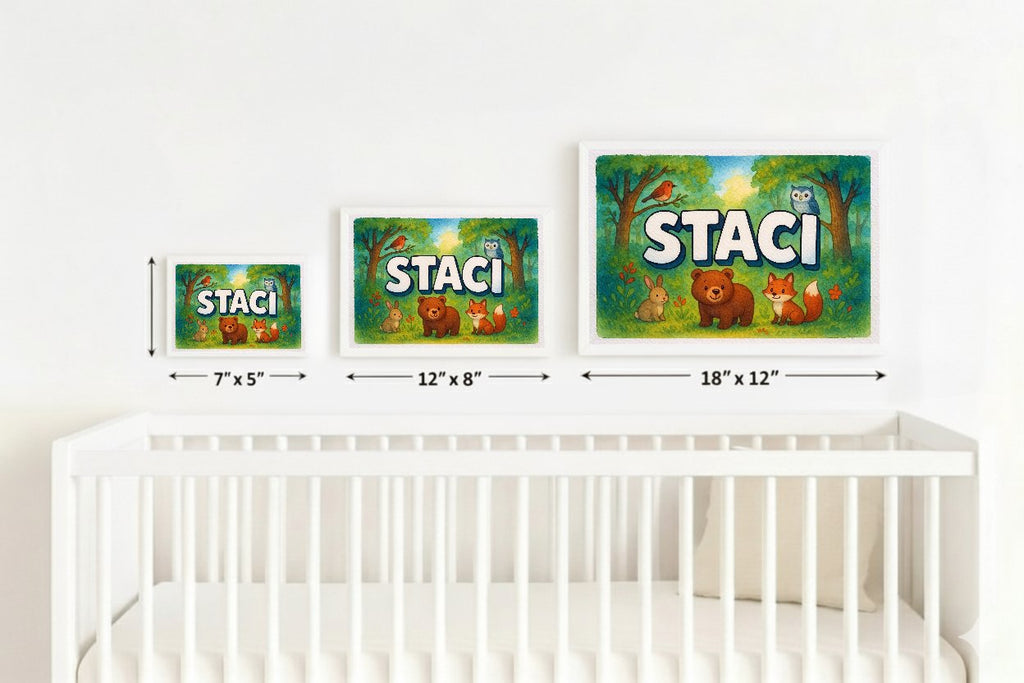 Personalized name art for Staci