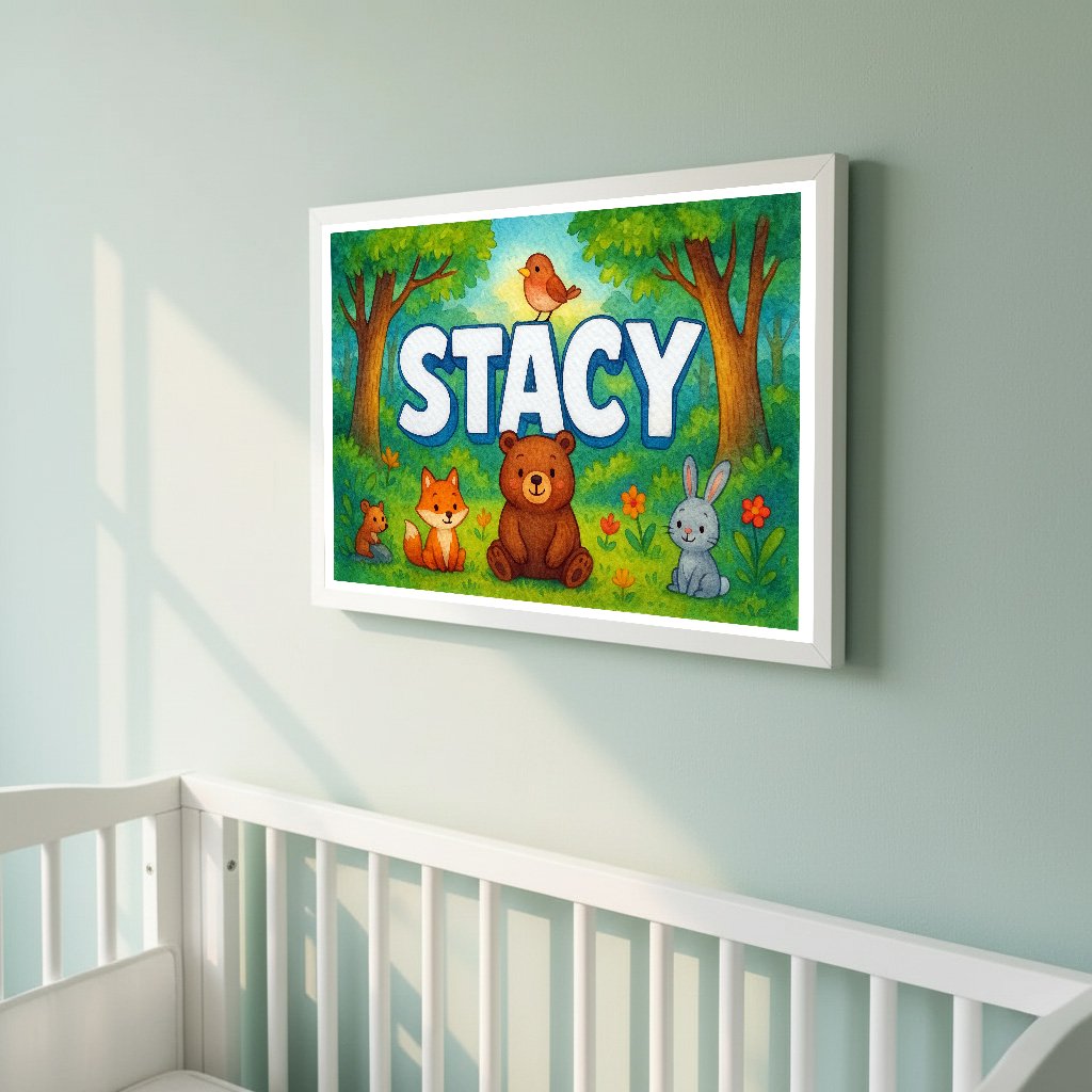 Personalized name art for Stacy